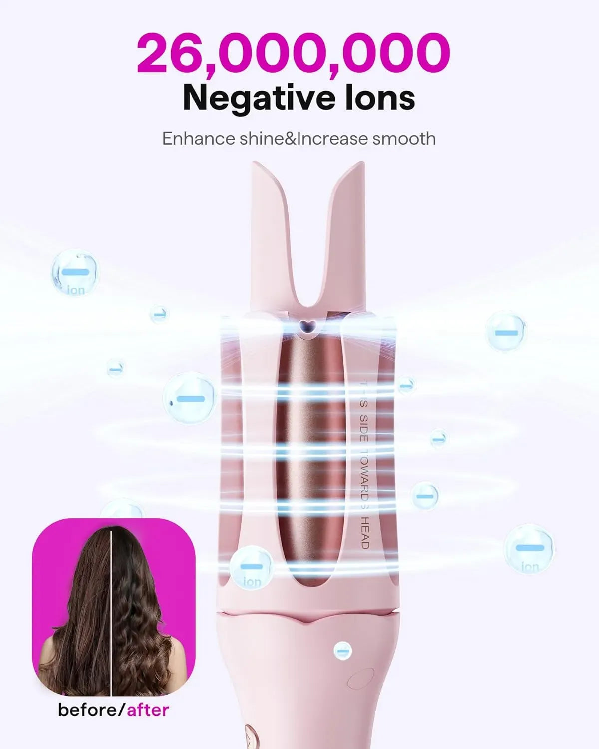 Automatic curling iron